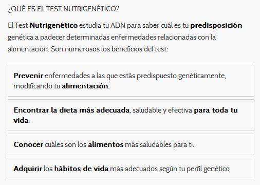 Test Nutrigenético
