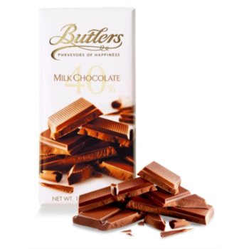 Butlers paquete de 6 barras de chocolate 40% leche Irlandés