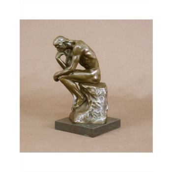 Bronce "El pensador" de Rodin.