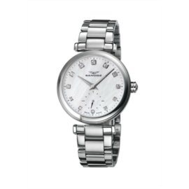 Reloj analógico y acero Sandoz 72578-00 color plata mujer brazalete