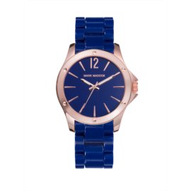 Reloj analógico Mark Maddox MP3016-35 color azul brazalete mujer